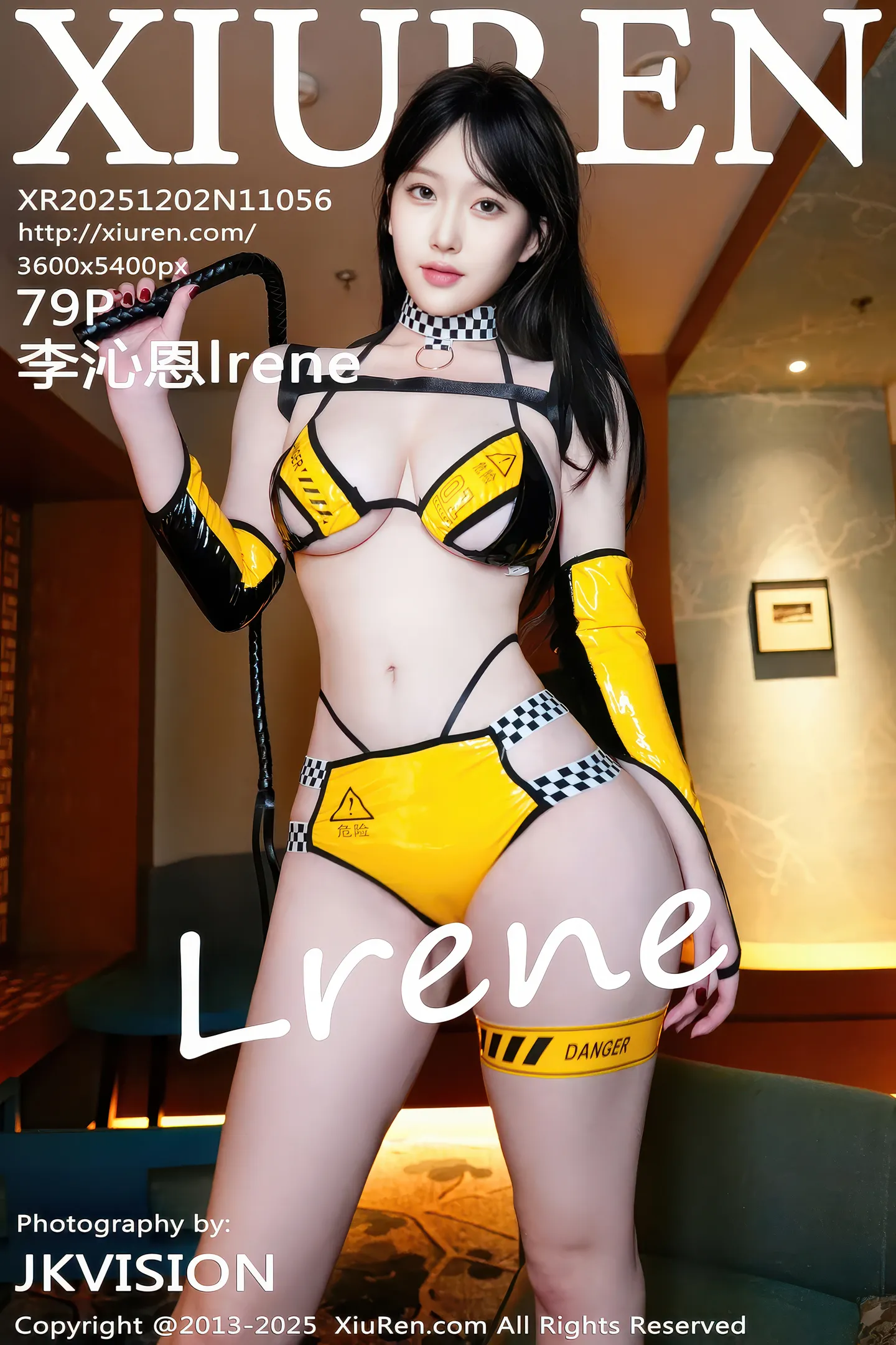 [XiuRen秀人网]No.11056_模特李沁恩lrene户外性感黄色赛车制服秀丰腴身材迷人诱惑写真79P-秀人网 - XiuRen.Pro